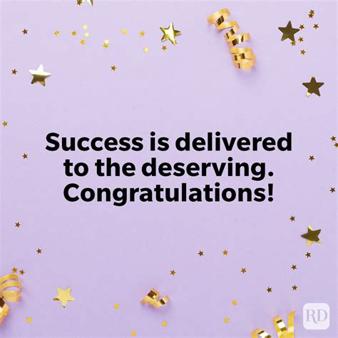 Messages of Congratulations