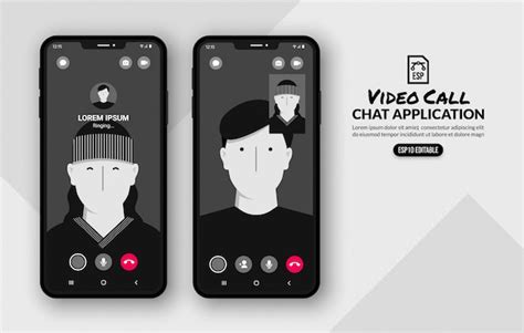 Messenger Video Call Screenshot Template