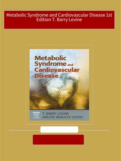 Metabolic Syndrome and Cardiovascular Disease 1st Edition PDF