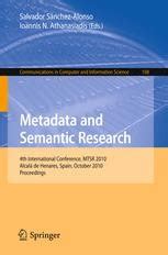 Metadata and Semantic Research 4th International Conference PDF