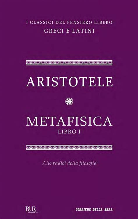 Metafisica D aristotile Italian Edition Doc