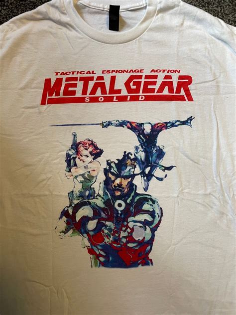 Metal Gear Solid T-Shirts: A Timeless Icon in the Gaming World