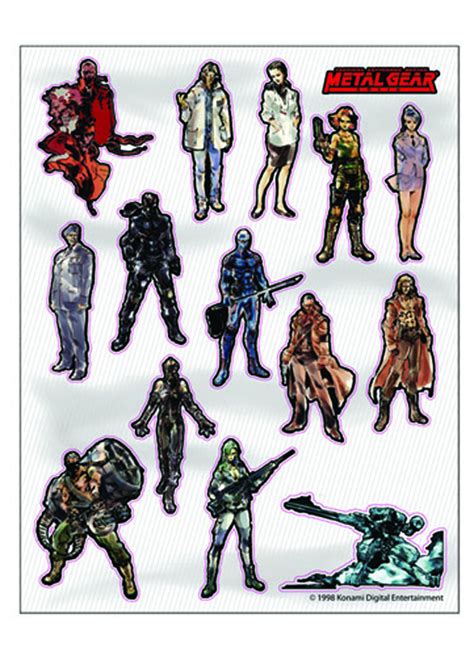 Metal Gear Stickers: The Ultimate Guide for Collectors and Fans