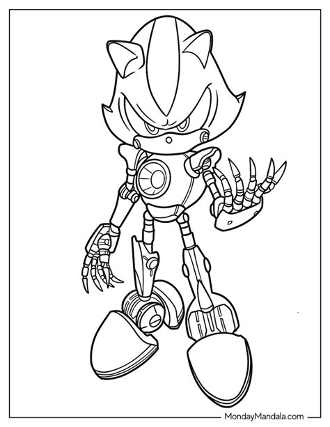 Metal Shadow Coloring Pages