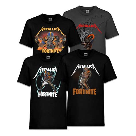 Metal Skies over Fortnite: The Metallica Fortnite Shirt