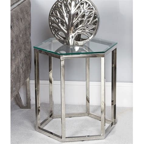 Metal end tables: