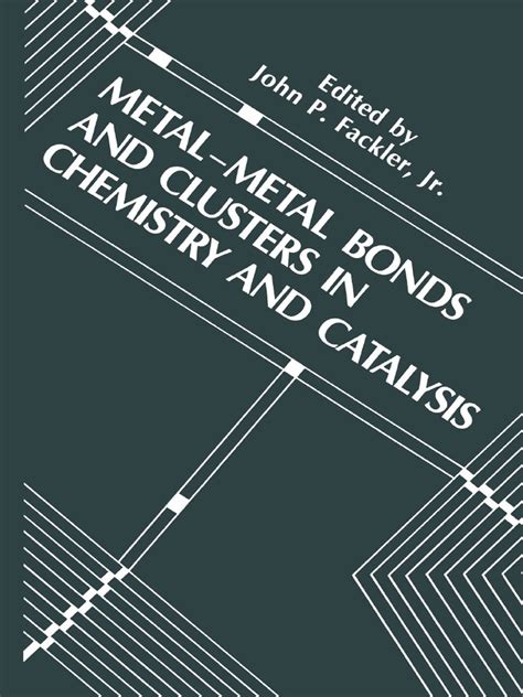 Metal-Metal Bonds and Clusters in Chemistry and Catalysis 1st Edition Epub