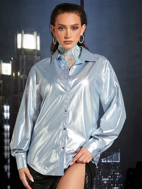 Metallic Shirt Women's: A Stunning Statement for Every Occasion