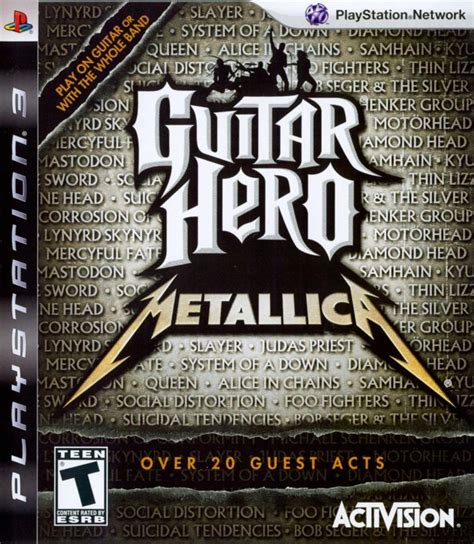 Metallica Guitar Hero PlayStation 3: Unveil the Riffs that Rock