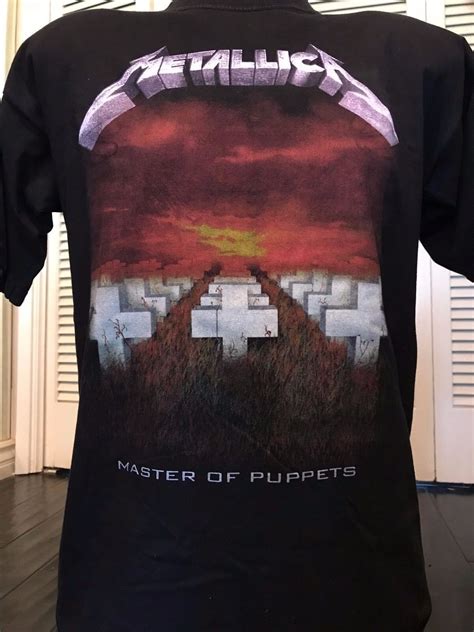 Metallica Master of Puppets Tour Shirt: Unleash the Metal Legend!