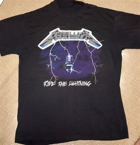 Metallica Ride the Lightning Tour Shirt: A Collector's Guide