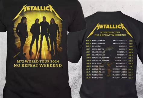 Metallica Tour Shirt 2024: A Comprehensive Guide to the Collection