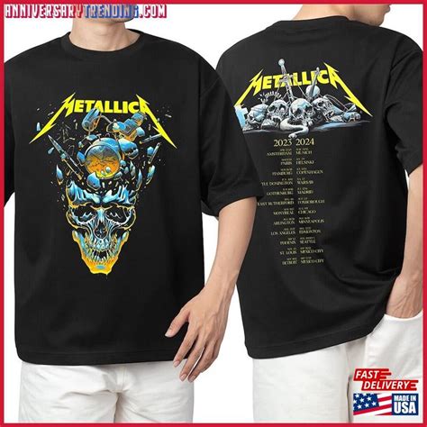 Metallica Tour Shirts 2023: The Ultimate Guide to Style and Authenticity