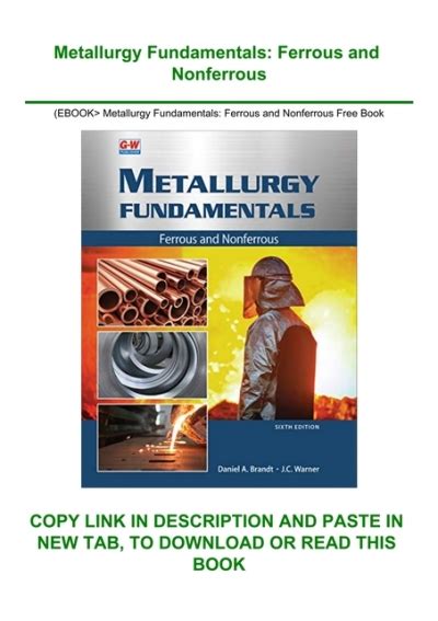Metallurgy.Fundamentals Ebook PDF
