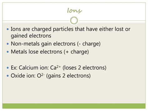 Metals Gain a + Charge: An Electrifying Exploration