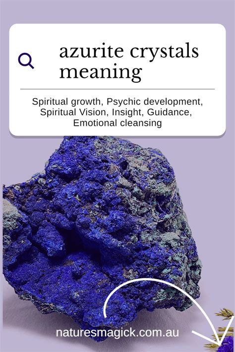 Metaphysical Properties of Blueberry Azurite