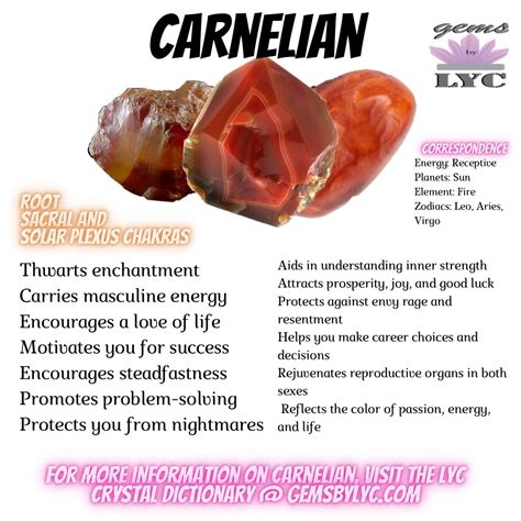 Metaphysical Properties of Carnelian