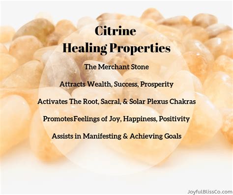 Metaphysical Properties of Citrine