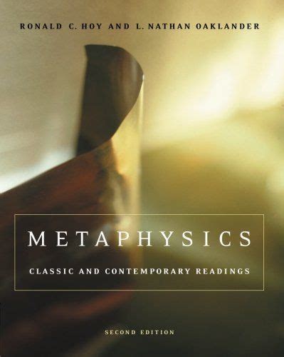 Metaphysics: Classic and Contemporary Readings Ebook PDF
