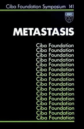 Metastasis Symposium No. 141 Epub