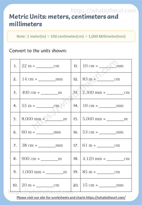 Meters and Centimeters: The Measurement of Our World