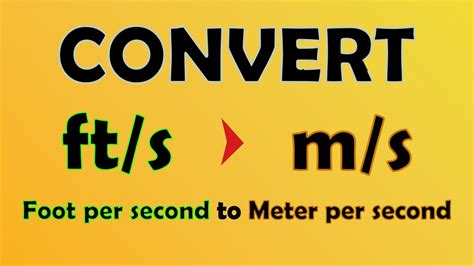 Meters per Second to Feet per Second: The Complete Conversion Guide