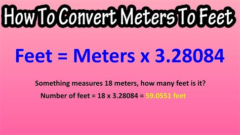 Meters to Feet Conversion Formula: Simplify Distance Measurement