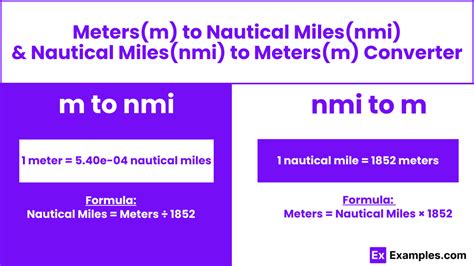 Meters to Nautical Miles: A Comprehensive Conversion Guide