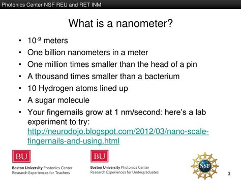 Meters vs. Nanometers: A Tale of Two Scales