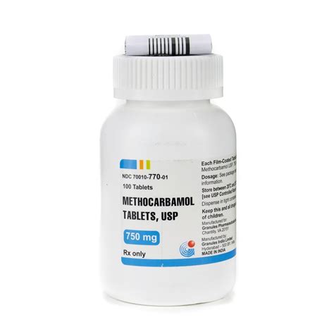 Methocarbamol 750 mg Tablet: The Ultimate Guide to Pain Relief