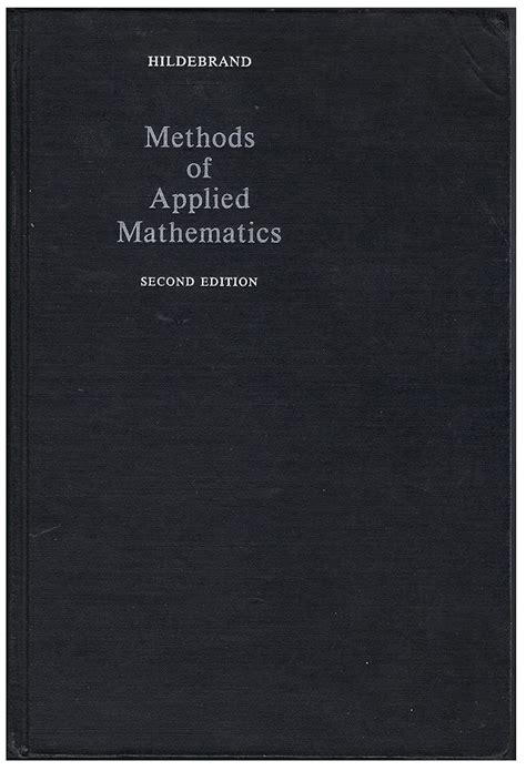 Method Of Applied Mathematics Hildebrand Solution Ebook PDF