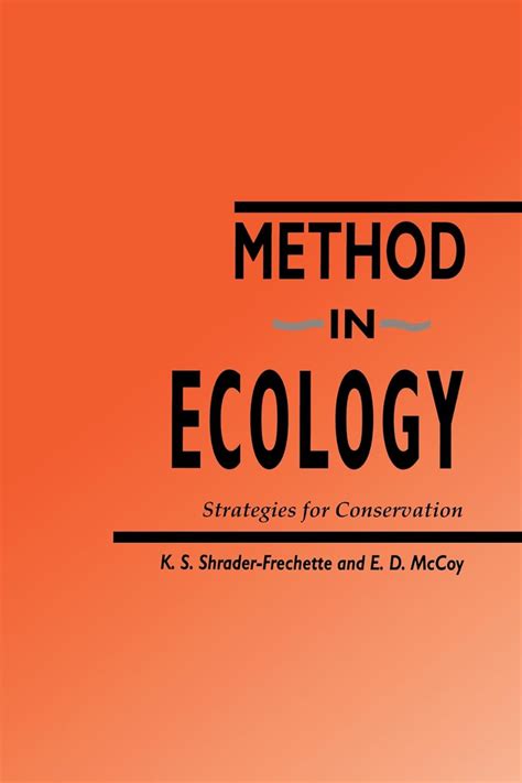 Method in Ecology Strategies for Conservation Epub