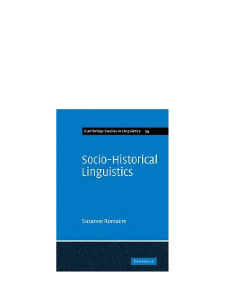 Methodology of Socio-Historical Linguistics 1st Edition Epub