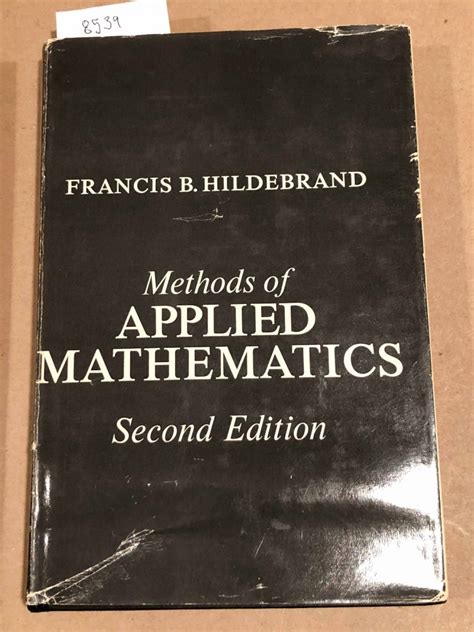 Methods Applied Mathematics Hildebrand Solution PDF