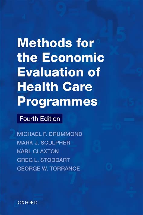 Methods for the Economic Evaluation of Health Care Programmes PDF Book Doc