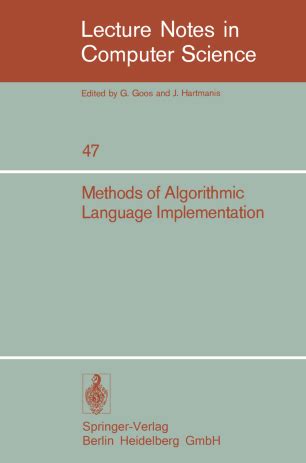 Methods of Algorithmic Language Implementation Doc
