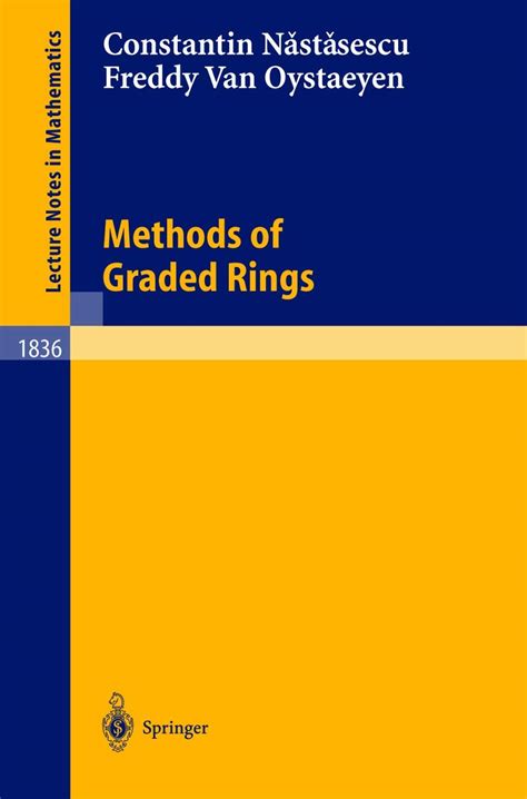 Methods of Graded Ring 1st Edition Epub