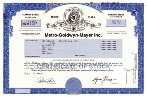 Metro Goldwyn Mayer Stock: A Deep Dive into Value and Growth Prospects