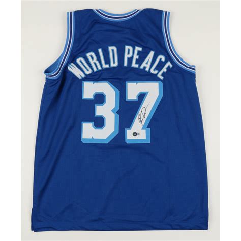 Metta World Peace Jersey: A Symbol of Peace and Redemption