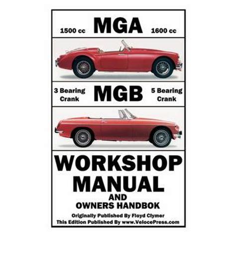 Mga.Mgb.Workshop.Manual.Owners.Handbook Ebook Epub