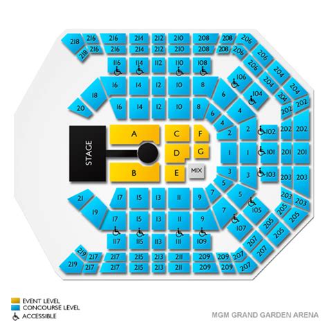Mgm Grand Venue Seating Chart