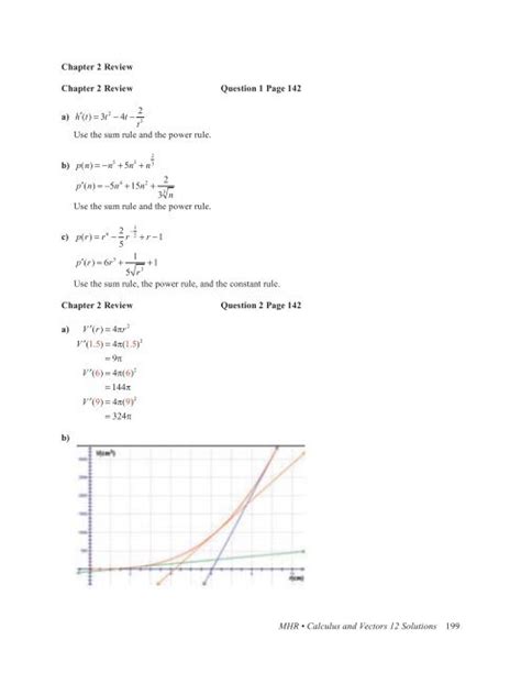 Mhr Calculus And Vectors 12 Solutions Course Review Doc