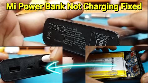 Mi Power Bank 20000mAh Not Charging: Troubleshooting and Solutions