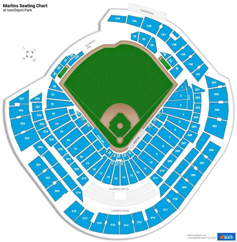 Miami Marlins Seating Chart With Seat Numbers