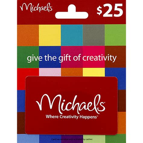Michaels Gift Card Printable