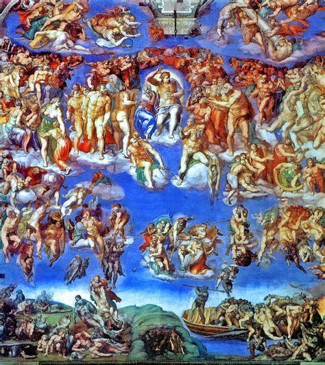 Michelangelo The Last Judgment 16 Beautiful Full Color Prints Doc