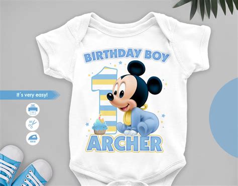 Mickey 1st Birthday Shirt: A Whimsical and Nostalgic Keepsake