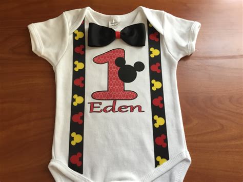 Mickey 1st Birthday Shirt: The Perfect Outfit for Your Little Star