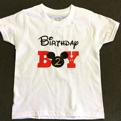 Mickey Birthday Shirts: A Celebration of Iconic Disney Magic