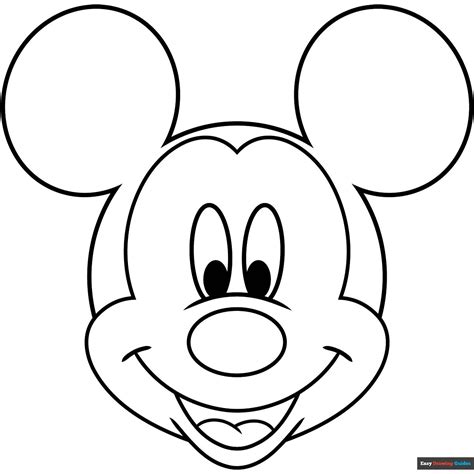 Mickey Face Template
